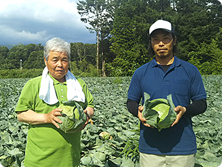 タスパス出荷組合(山梨) 小清水 元一さん、元彦さん